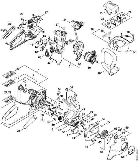 Picture of Spare parts MSA 220 C MSA 220 C-B