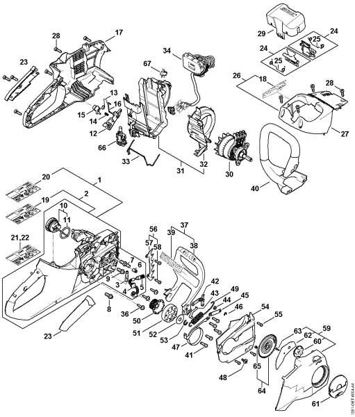 Picture of Spare parts MSA 220 C MSA 220 C-B