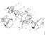 Stator housing, Motor shaft Electric chain saws (MSE) E 30 Stihl