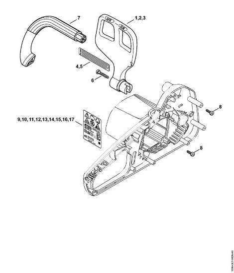 Hand guard Electric chain saws (MSE) MSE 141 C-Q Stihl