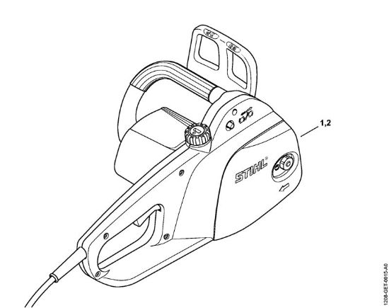 Serial number Electric chain saws (MSE) MSE 141 C-Q Stihl
