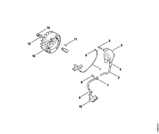 Ignition system Gasoline chain saws (MS) 009 EQ Stihl