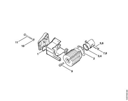 Cylinder (32.88), (27.86), (25.84), (27.83) Gasoline chain saws (MS) 011 AVE Stihl