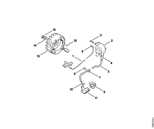 Ignition system Gasoline chain saws (MS) 011 AVE Stihl