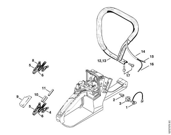 Heating Gasoline chain saws (MS) 024 SWVH Stihl