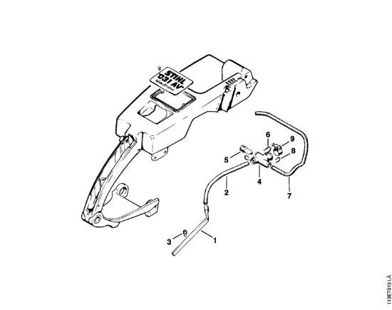 Heating Gasoline chain saws (MS) 031 Stihl
