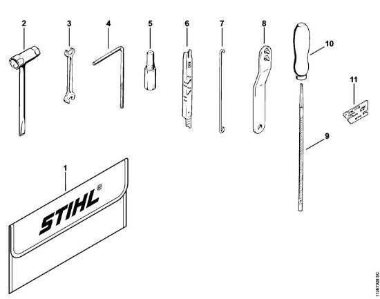 Tools, Extras Gasoline chain saws (MS) 031 Stihl