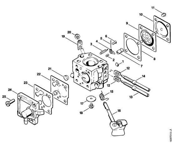 Carburetor Gasoline chain saws (MS) 032 AVEW Stihl