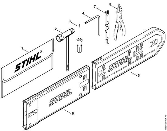 Tools, Extras Gasoline chain saws (MS) 038 SW Stihl