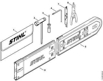 Tools, Extras Gasoline chain saws (MS) 038 W Stihl