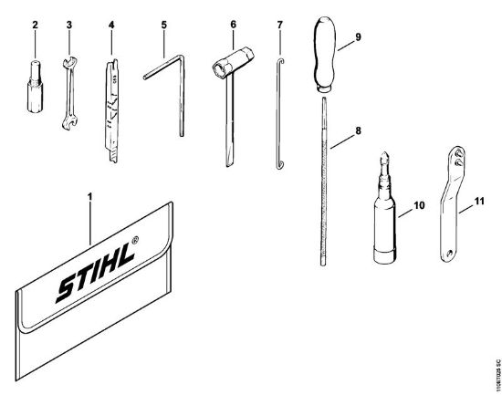 Tools, Extras Gasoline chain saws (MS) 041 AVQ Stihl