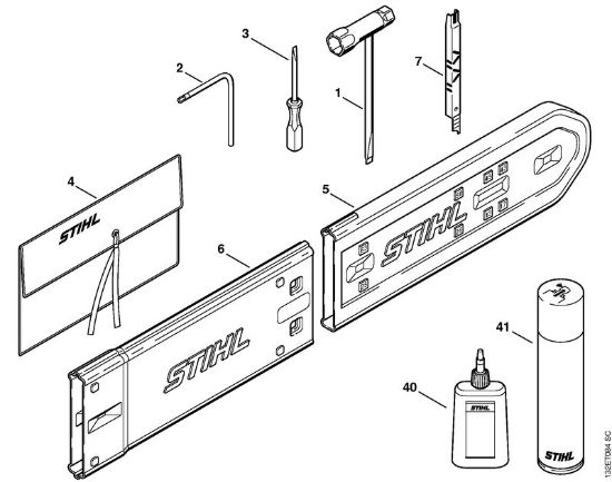 Tools, Extras Gasoline chain saws (MS) 044 W Stihl