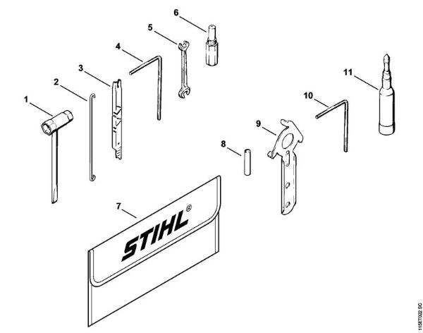 Tools, Extras Gasoline chain saws (MS) 045 AVSEQ Stihl
