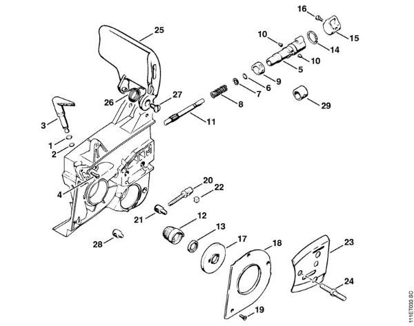 Oil pump Gasoline chain saws (MS) 051 Stihl