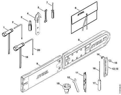 Tools, Extras Gasoline chain saws (MS) 051 Stihl