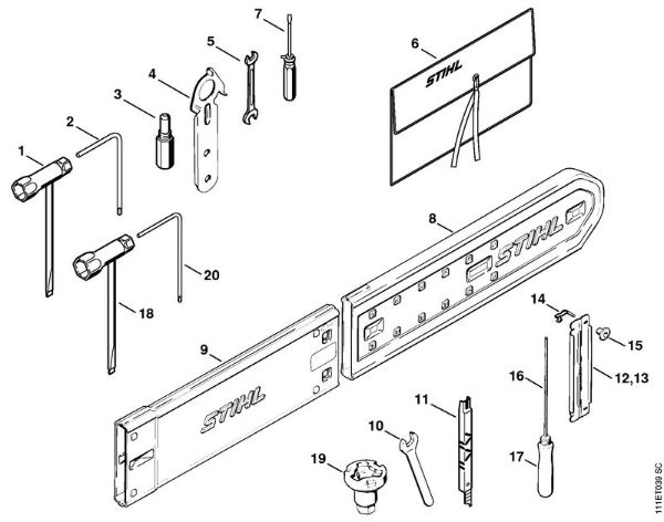 Tools, Extras Gasoline chain saws (MS) 051 Stihl