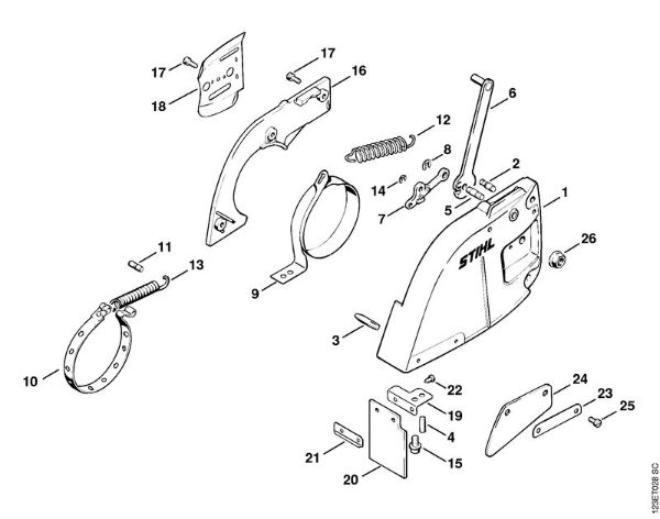 Chain brake Gasoline chain saws (MS) 056 M Stihl