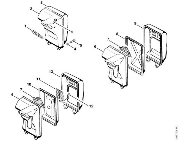 Muffler Gasoline chain saws (MS) 056 M Stihl