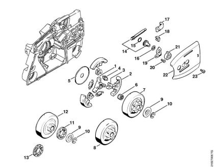 Clutch Gasoline chain saws (MS) 088 Stihl