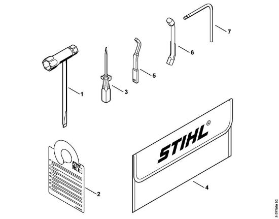 Tools, Extras Gasoline chain saws (MS) MS 192 TC-E Stihl