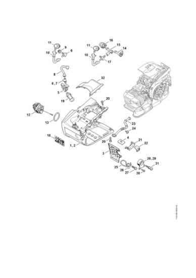 Picture of Tank housing MS 201 T