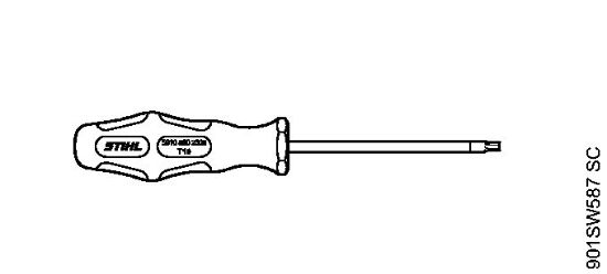 Screwdriver, T10 Gasoline chain saws (MS) MS 201 TC-M Stihl