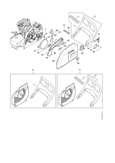 Picture of Hand guard, Chain brake MS 230 C-B