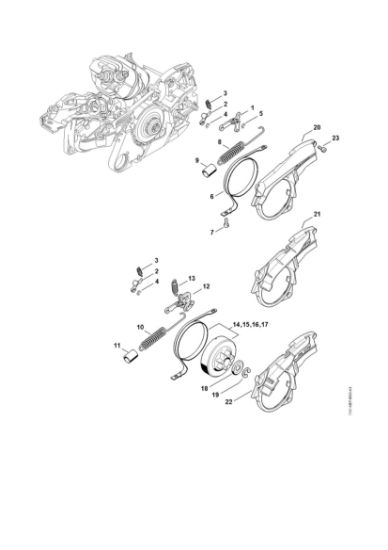 Picture of Chain brake MS 261 C-MQ