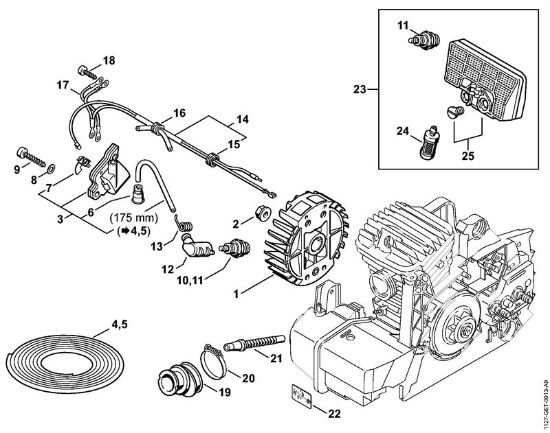 Ignition system Gasoline chain saws (MS) MS 290-Z Stihl