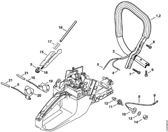 Heating Gasoline chain saws (MS) MS 361-W Stihl