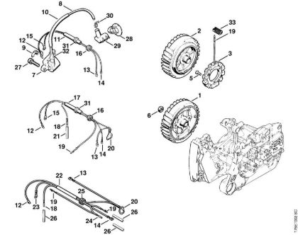 Ignition system Gasoline chain saws (MS) MS 440-Z Stihl