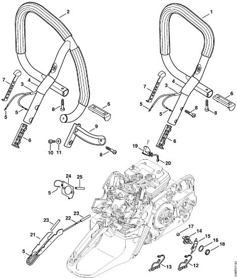 Heating Gasoline chain saws (MS) MS 441 C-M W Stihl