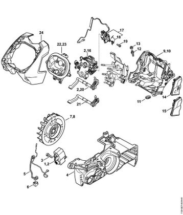 M-Tronic Gasoline chain saws (MS) MS 441 C-MQ Stihl