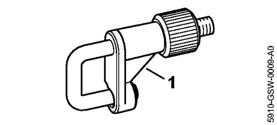 Hose clip Gasoline chain saws (MS) MS 500i Stihl