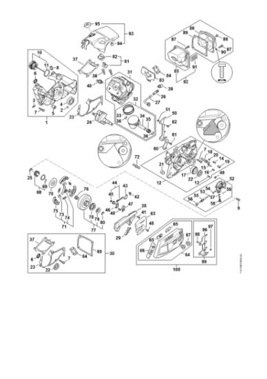 Picture of Engine MS 500i-W