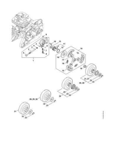 Picture of Oil pump, Clutch MS 651-R