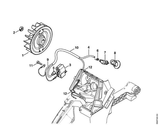 Ignition system Gasoline chain saws (MS) MS 780 Stihl