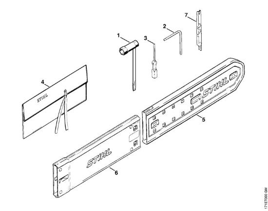 Tools, Extras Gasoline chain saws (MS) MS 780-R Stihl
