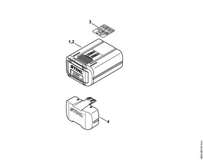 Battery Batteries (AK, AP, AR, AS, PS) AP 200 Stihl