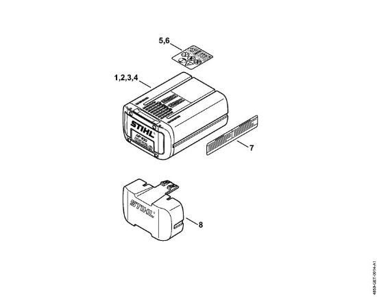 Battery Batteries (AK, AP, AR, AS, PS) AP 300 Stihl