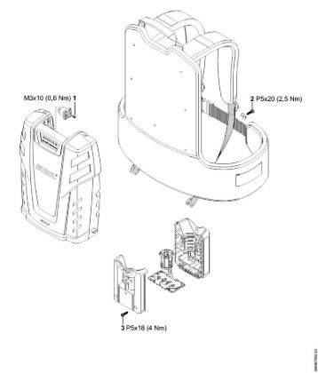 Tightening torques Batteries (AK, AP, AR, AS, PS) AR 3000 Stihl