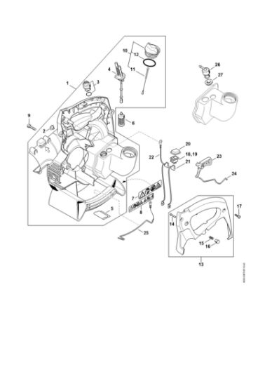 Picture of Fan housing, inside BG 55 C Z KAT