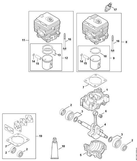 Picture of Crankcase, Cylinder BG 56-D