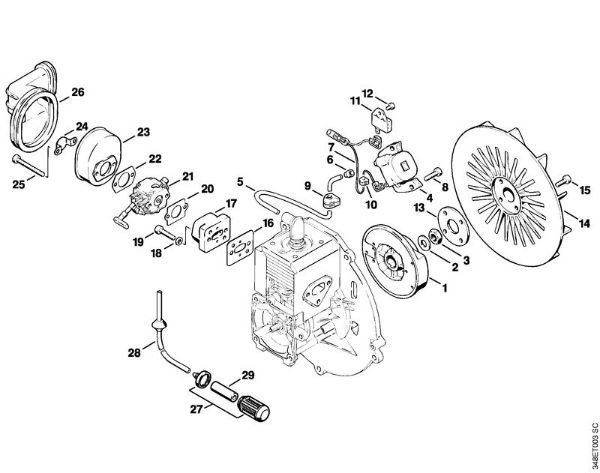 Ignition system Blowers (BG, BR) BR 106 Stihl