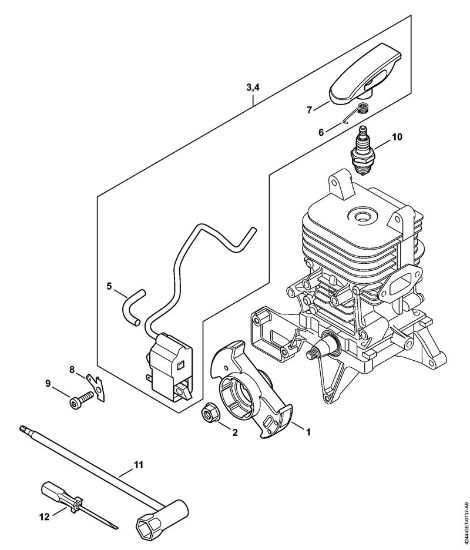 Ignition system Blowers (BG, BR) BR 350 Stihl