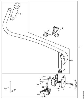Bike handle Blowers (BG, BR) BR 450 C-EF Stihl