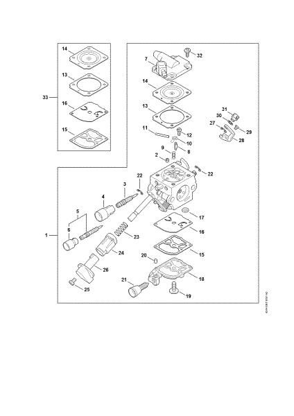 Picture of Carburetor 4244/11 BR 450 C-EF