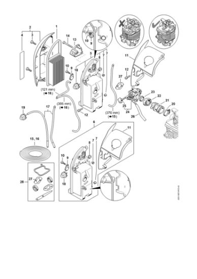Picture of Air filter, Manifold BR 500