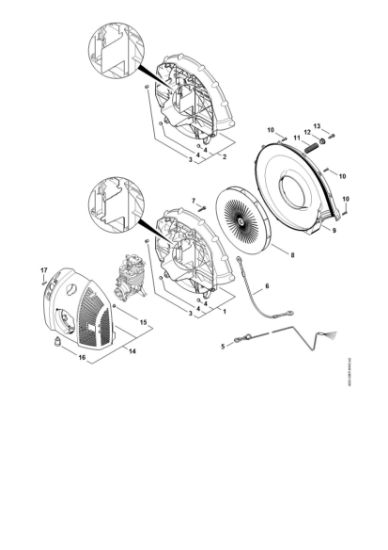 Picture of Fan housing, Shroud BR 600
