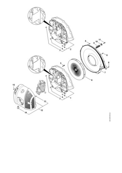 Picture of Fan housing, Shroud BR 700